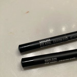 MAC Eyeliner pencils in Smolder.